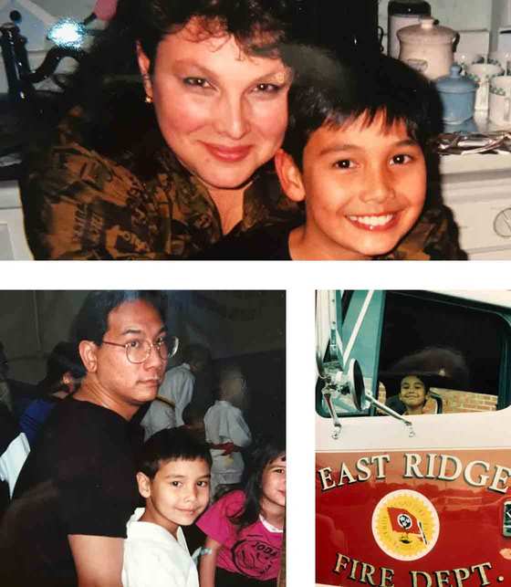 Images of Joda growing up in East Ridge.
